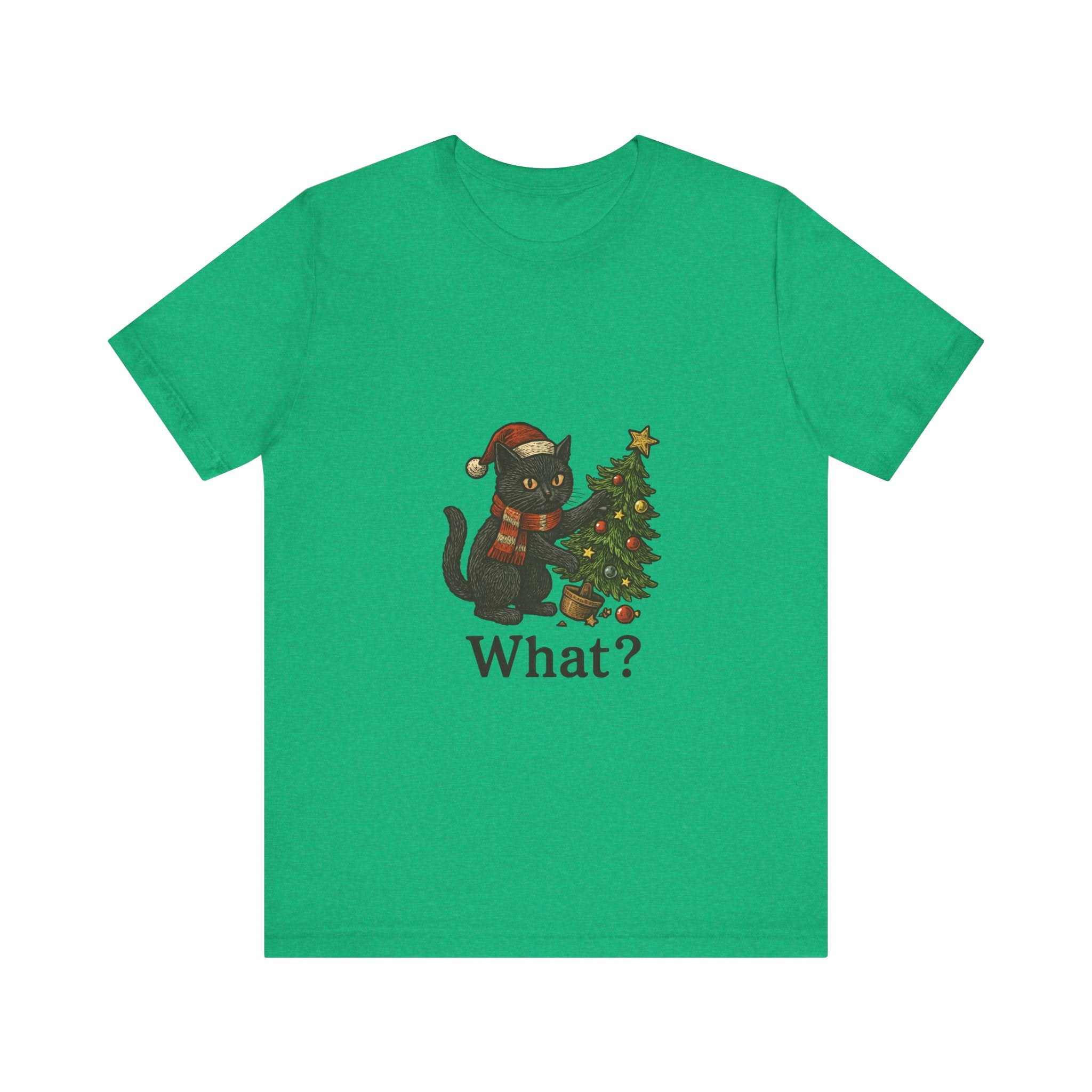 What? Cat Christmas T-Shirt