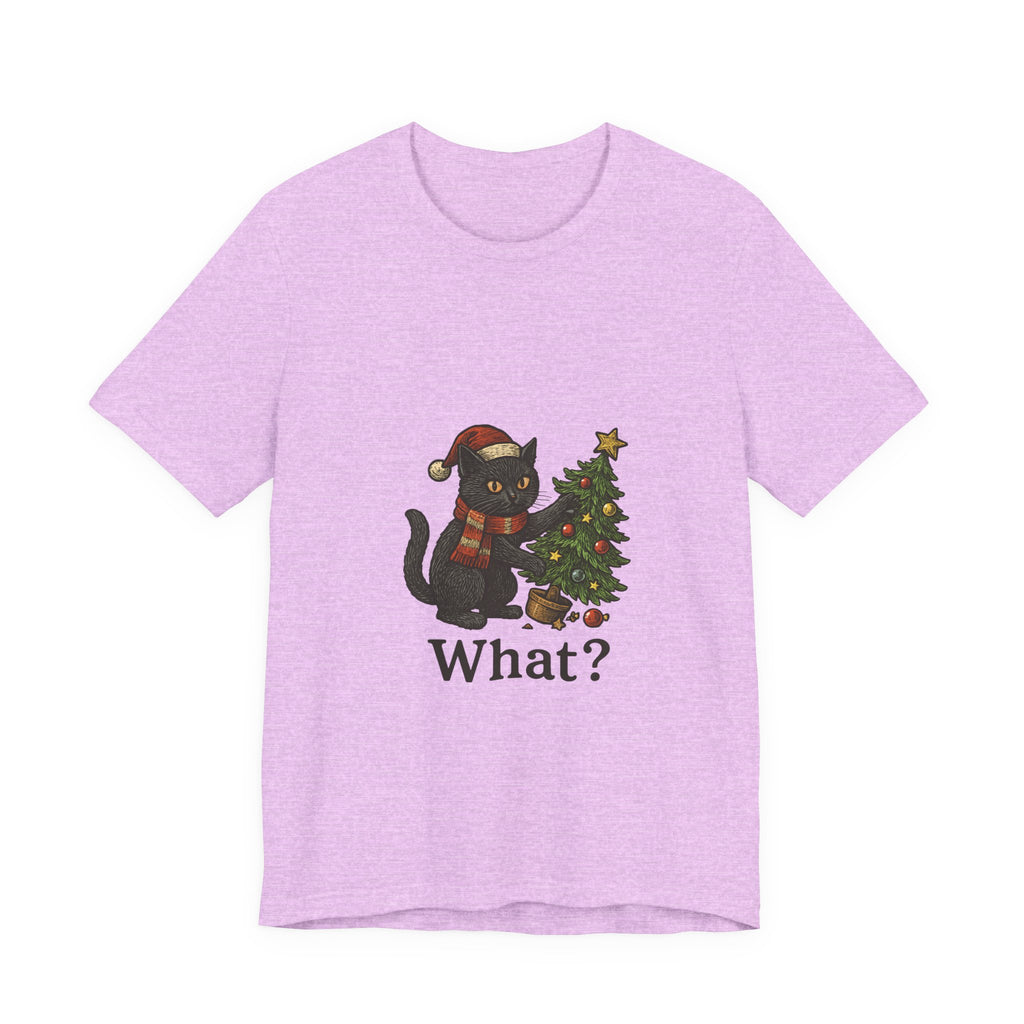 What? Cat Christmas T-Shirt