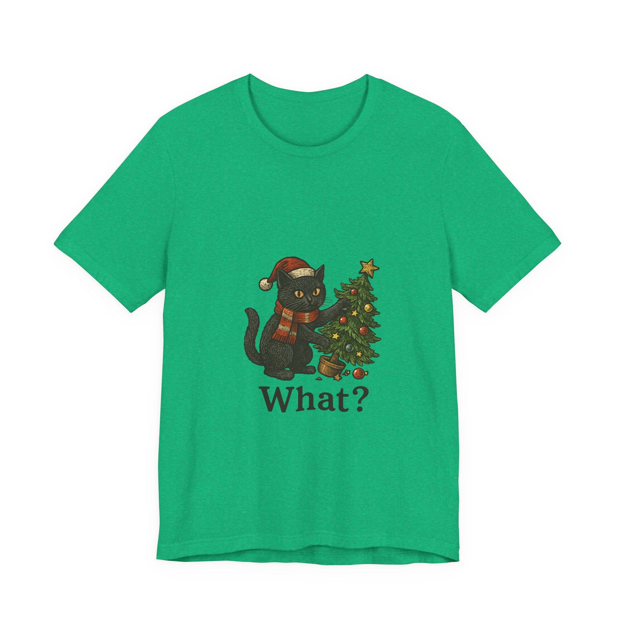 What? Cat Christmas T-Shirt