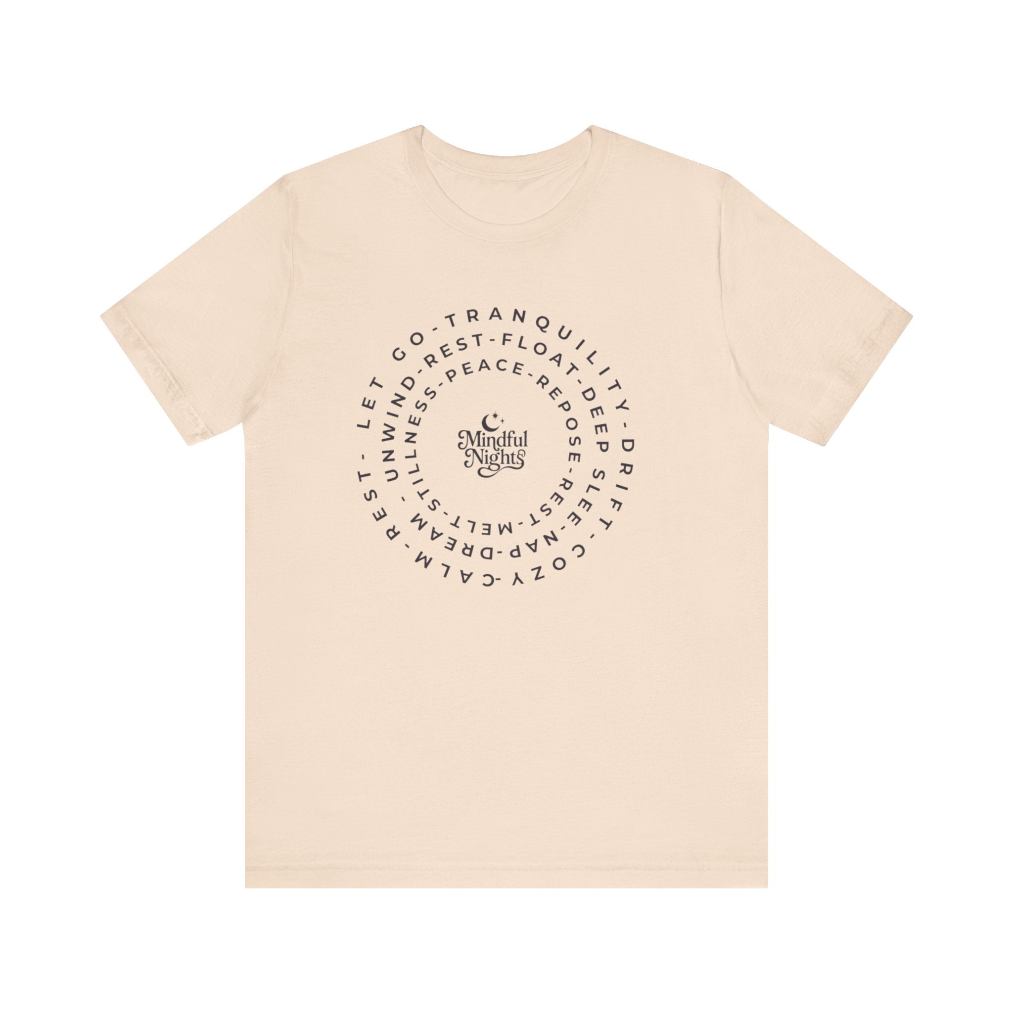 Mindful Vibes Tee — Circular Peace & Calm Graphic T‑Shirt