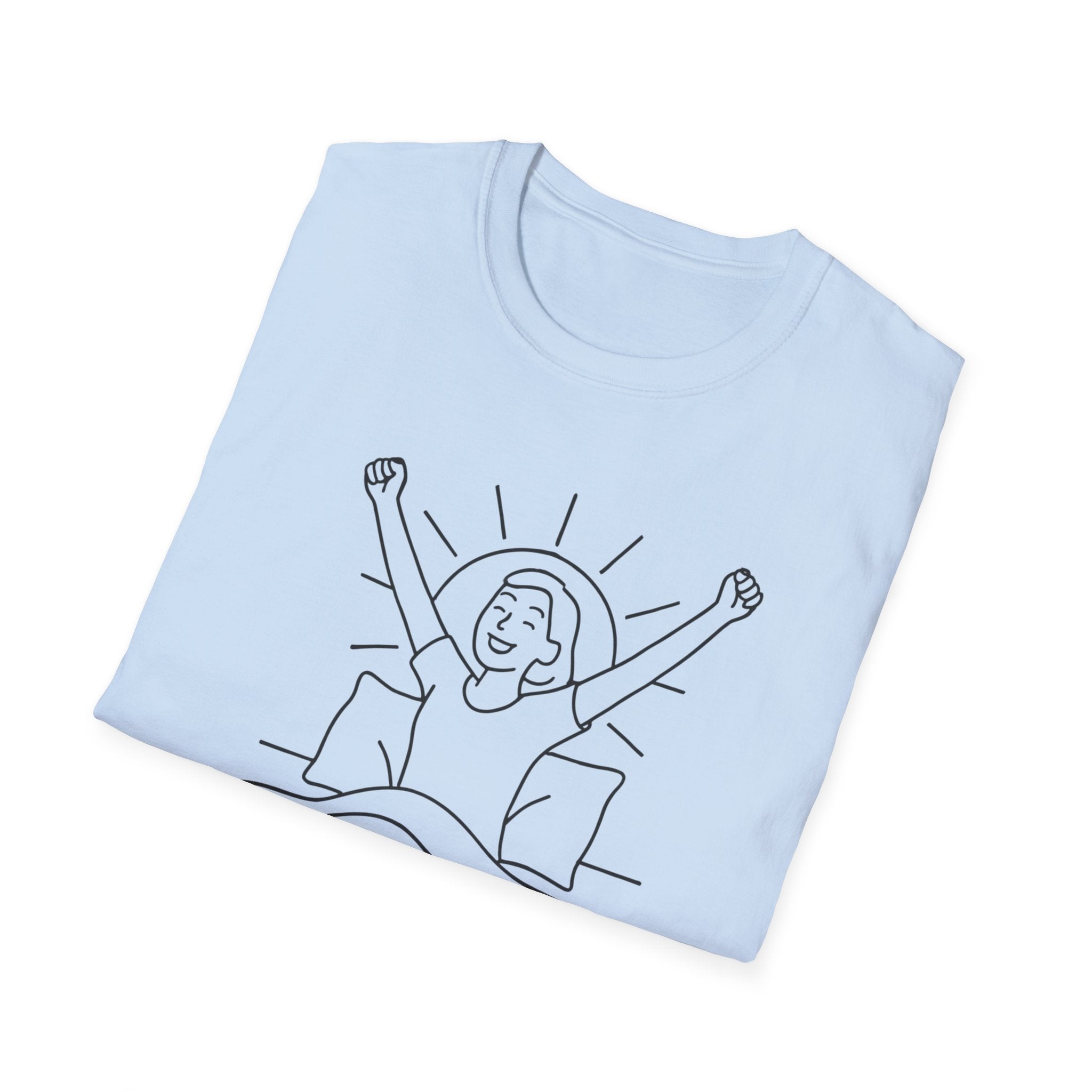 Rise, Stretch, Repeat T-Shirt — Morning Routine Graphic Tee