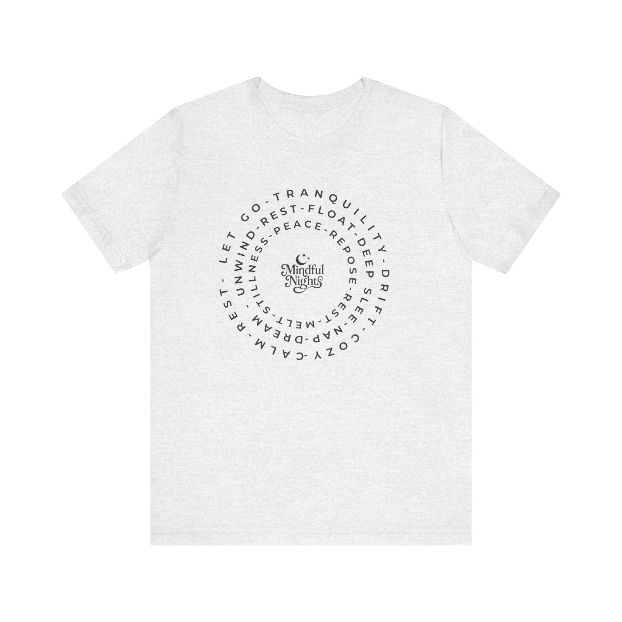 Mindful Vibes Tee — Circular Peace & Calm Graphic T‑Shirt