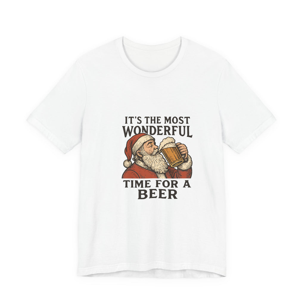"It’s the Most Wonderful Time for a Beer" Christmas T-Shirt
