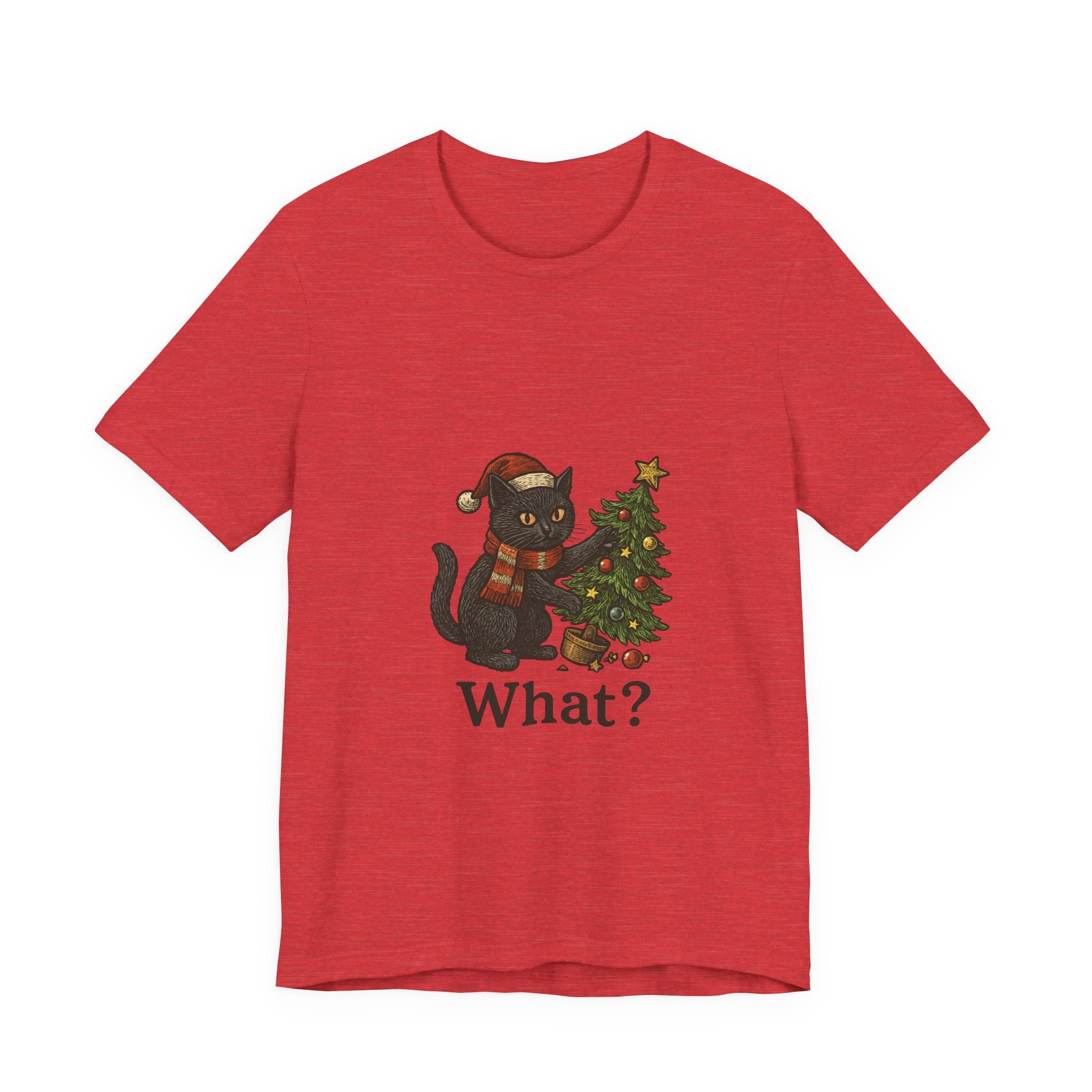 What? Cat Christmas T-Shirt