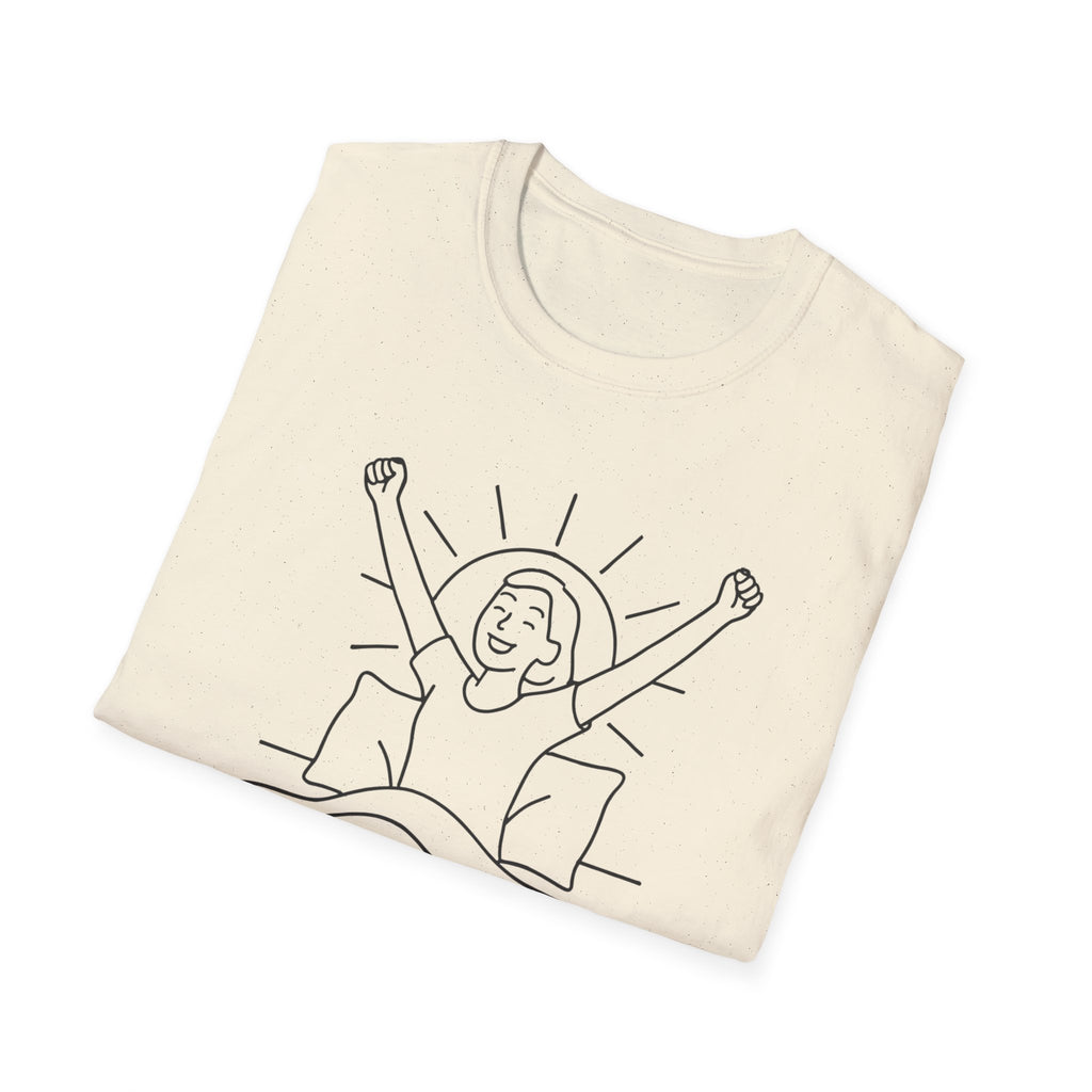 Rise, Stretch, Repeat T-Shirt — Morning Routine Graphic Tee