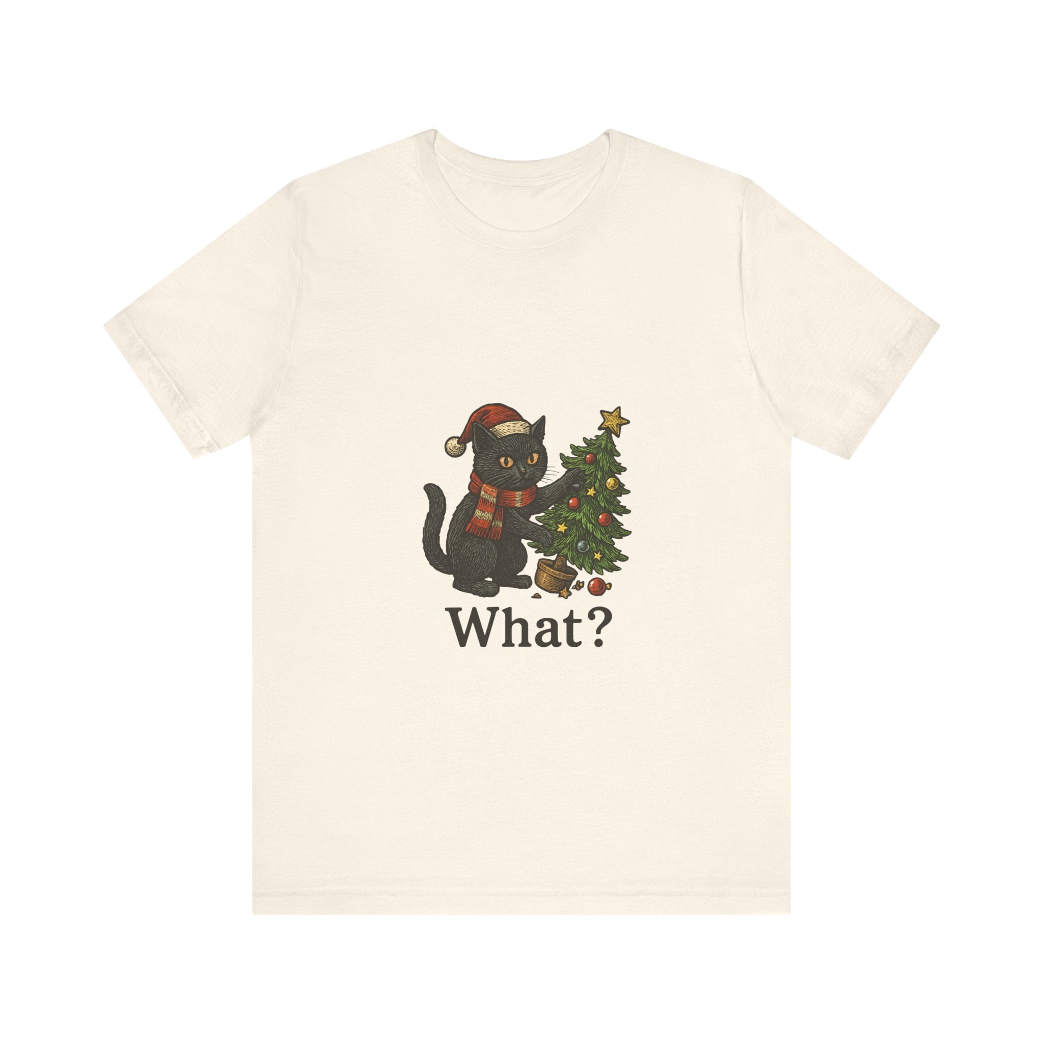 What? Cat Christmas T-Shirt