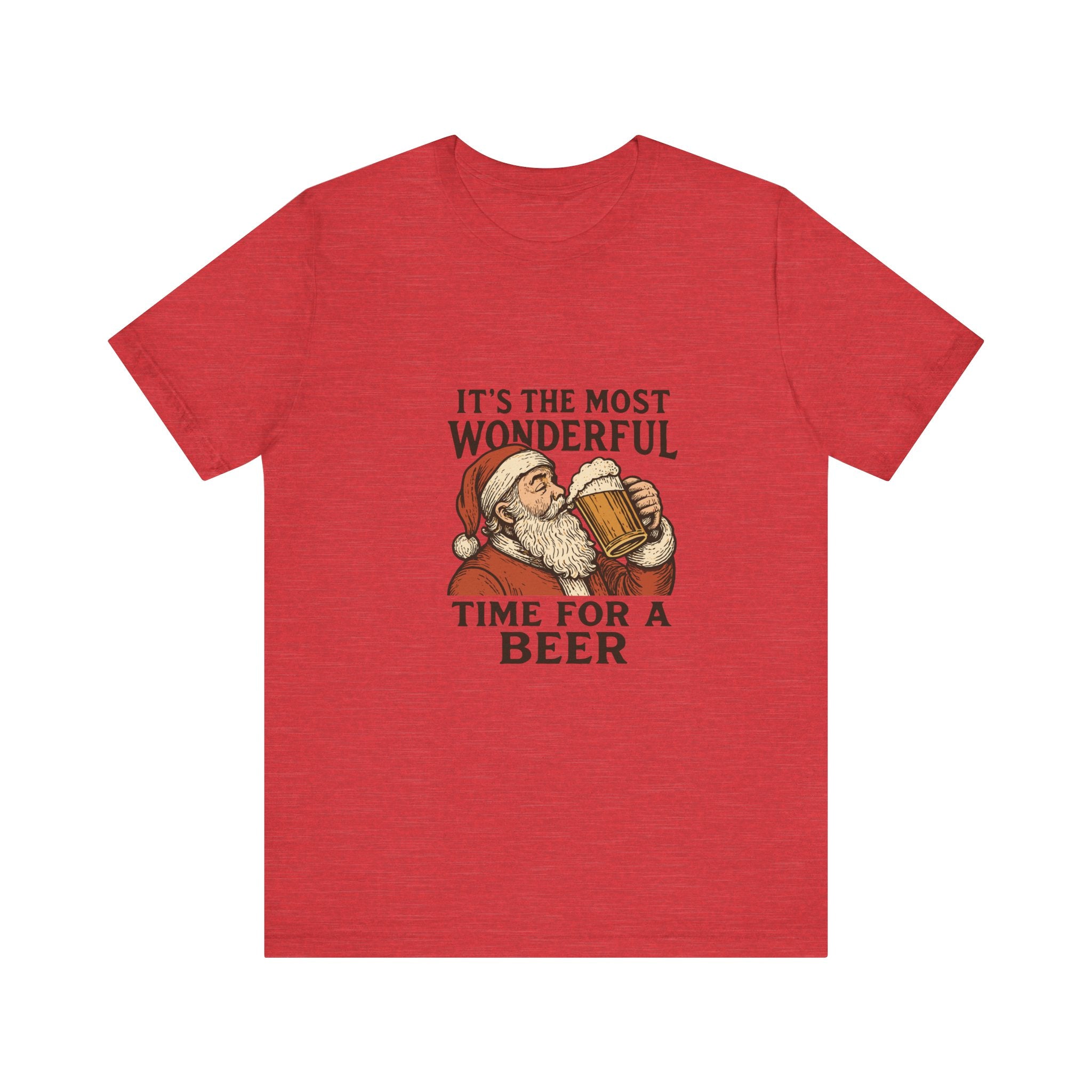 "It’s the Most Wonderful Time for a Beer" Christmas T-Shirt