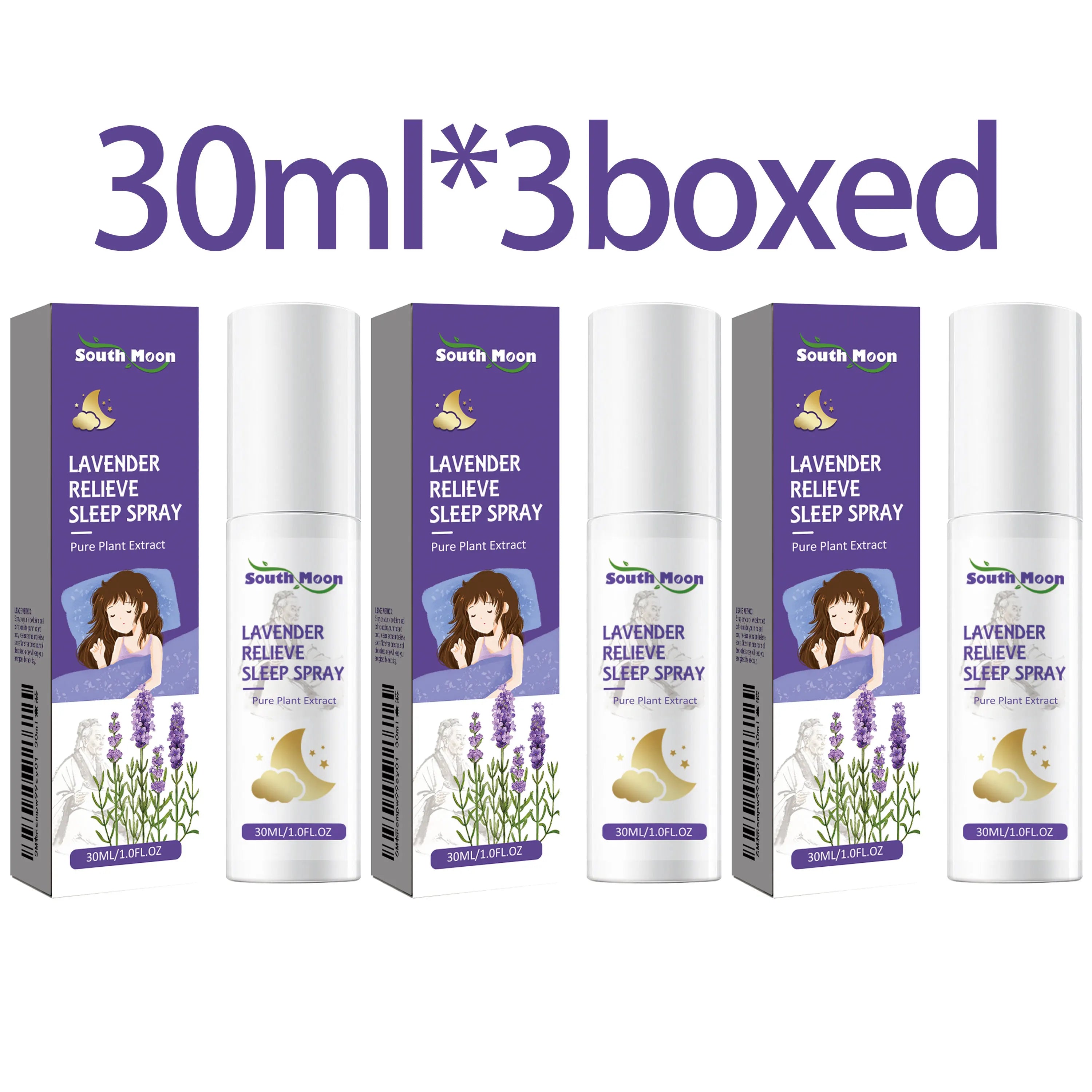 Lavender Sleep Spray – Pillow Mist for Stress Relief, Deep Sleep & Aromatherapy Relaxation