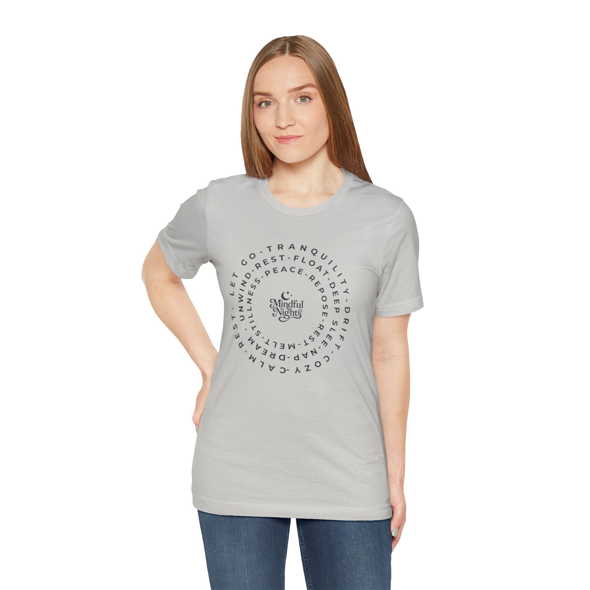 Mindful Vibes Tee — Circular Peace & Calm Graphic T‑Shirt