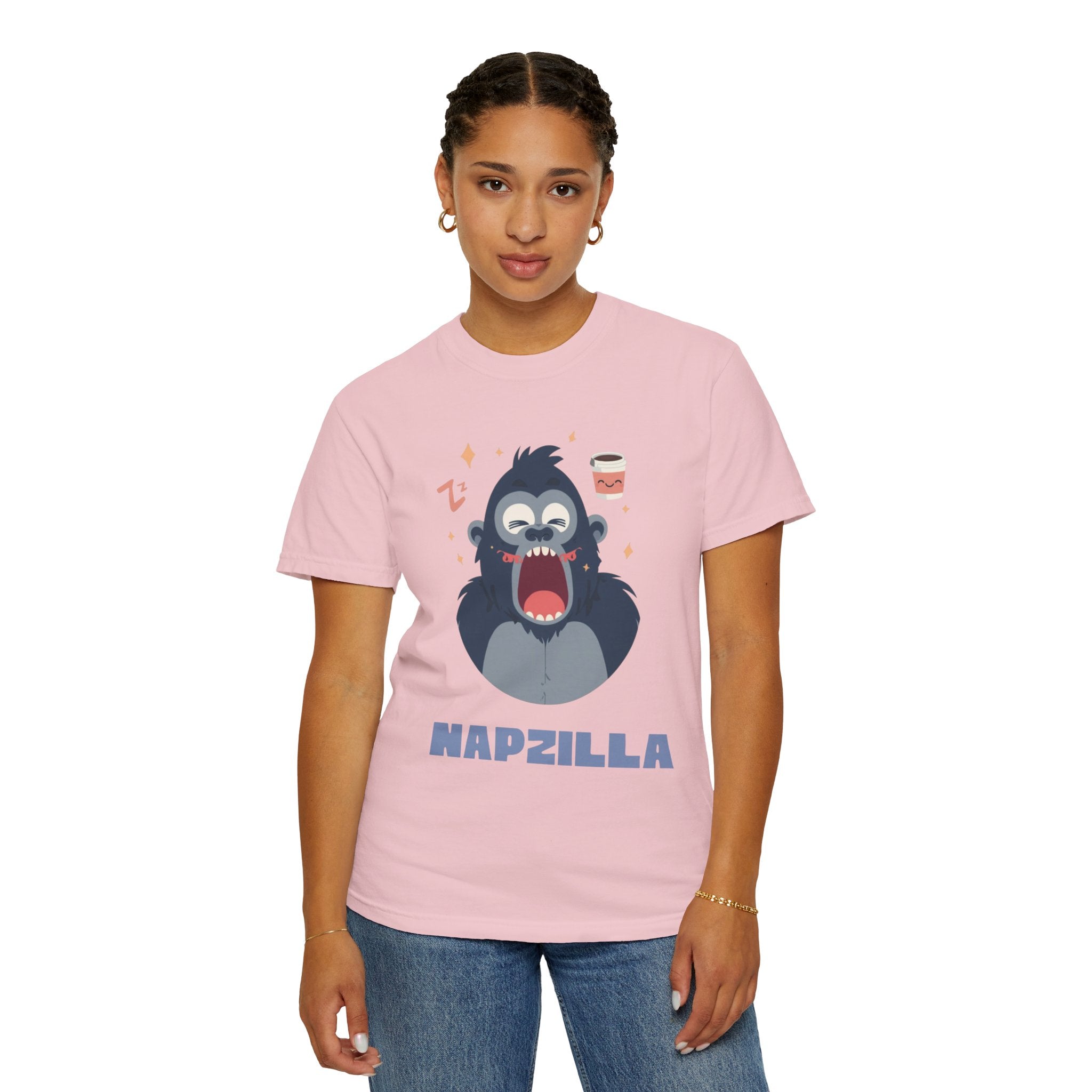 Napzilla T-Shirt — Funny Sleeping Gorilla Graphic Tee