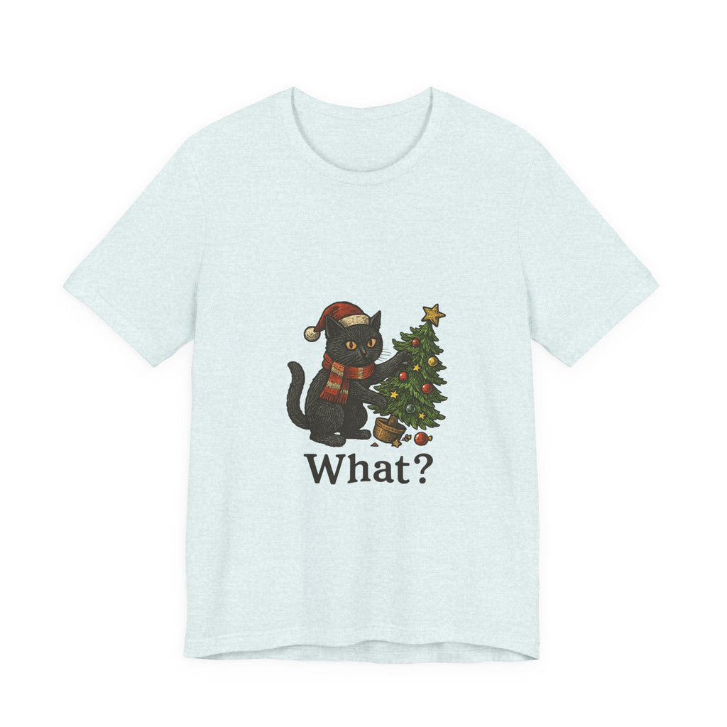 What? Cat Christmas T-Shirt