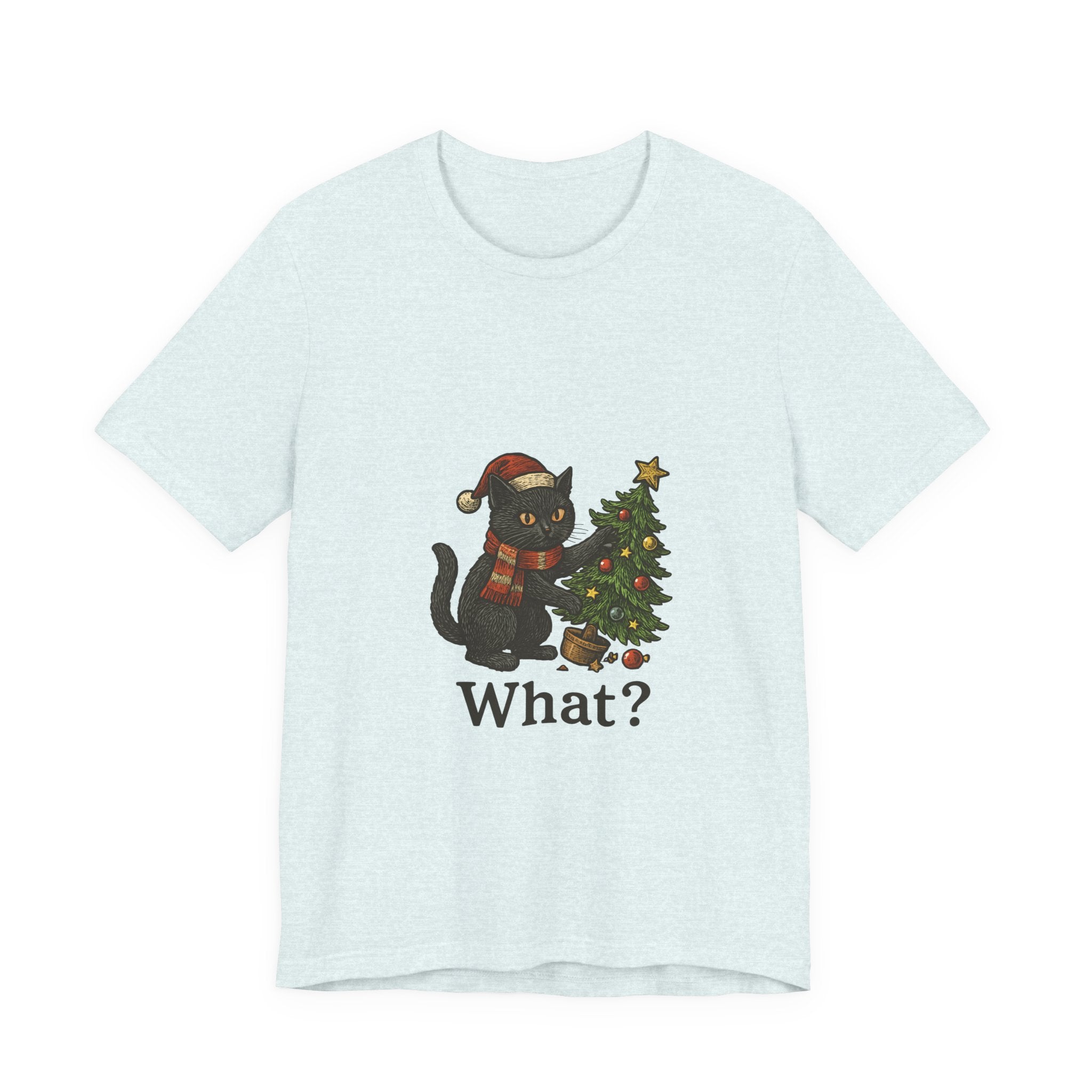 What? Cat Christmas T-Shirt