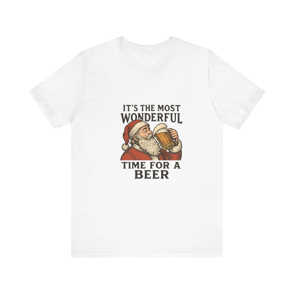 "It’s the Most Wonderful Time for a Beer" Christmas T-Shirt