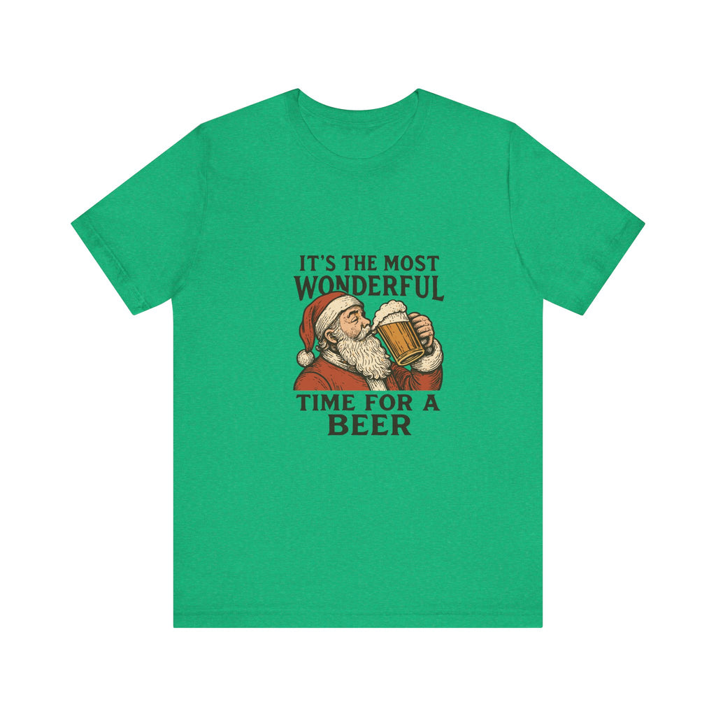 "It’s the Most Wonderful Time for a Beer" Christmas T-Shirt