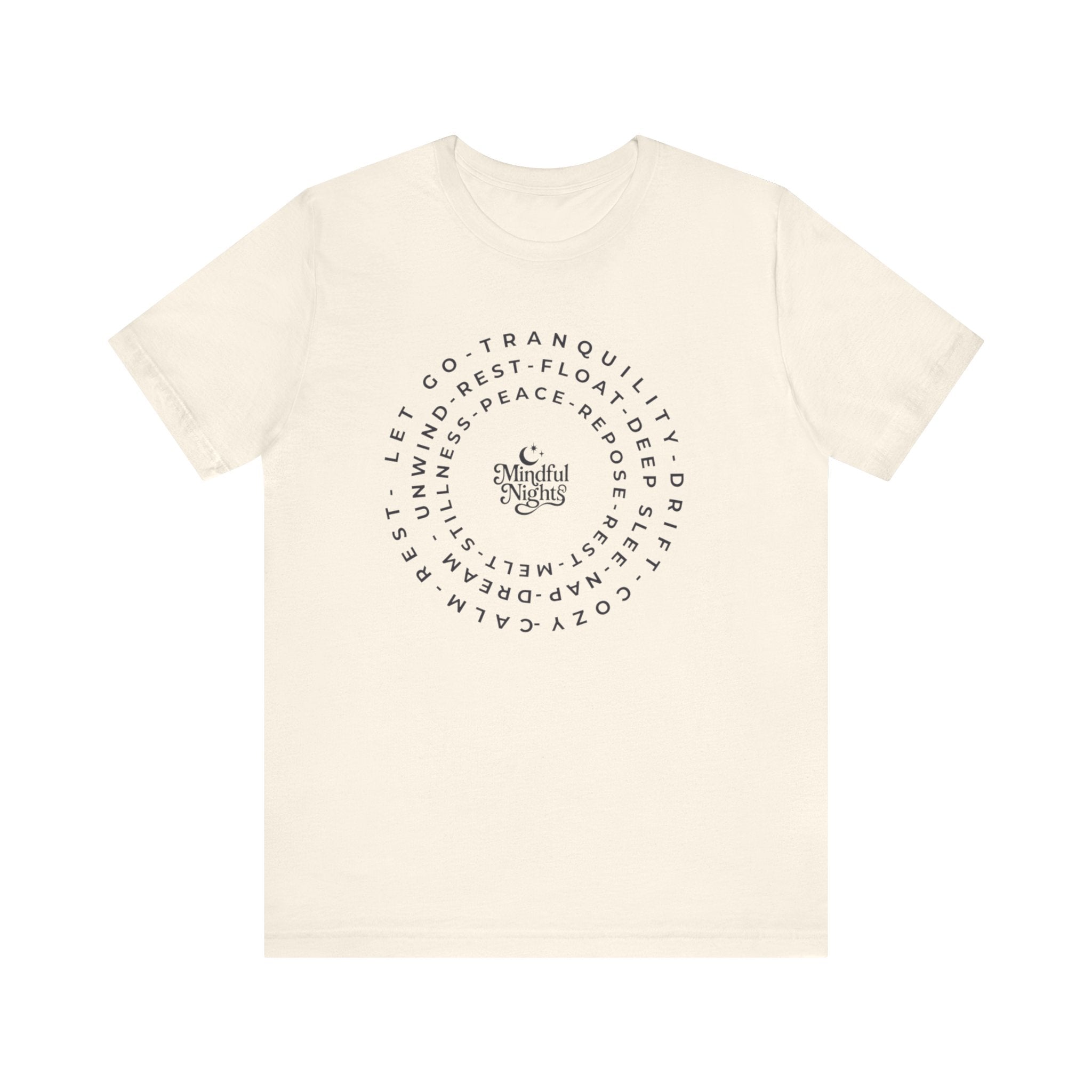 Mindful Vibes Tee — Circular Peace & Calm Graphic T‑Shirt