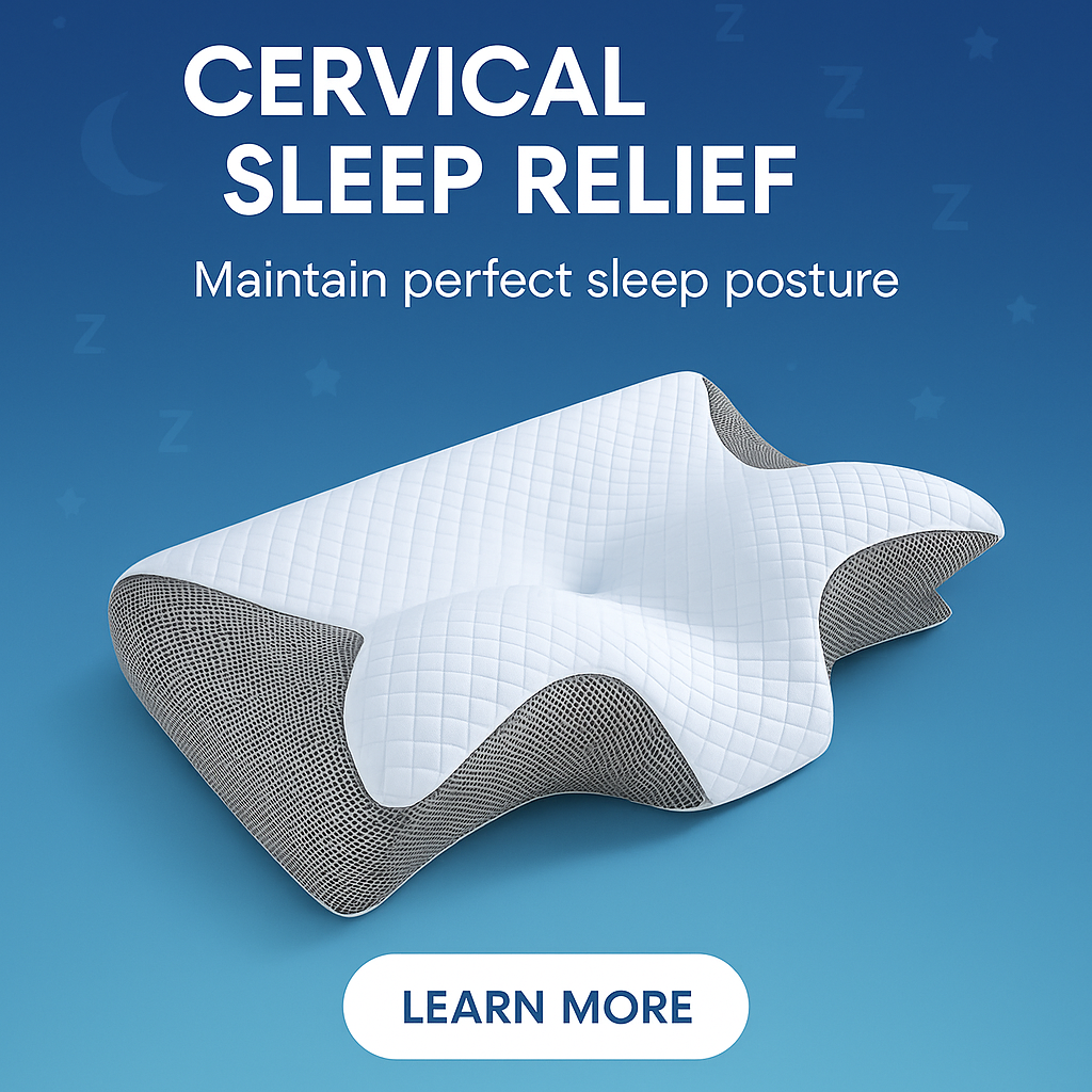 Butterfly Memory Foam Cervical Pillow