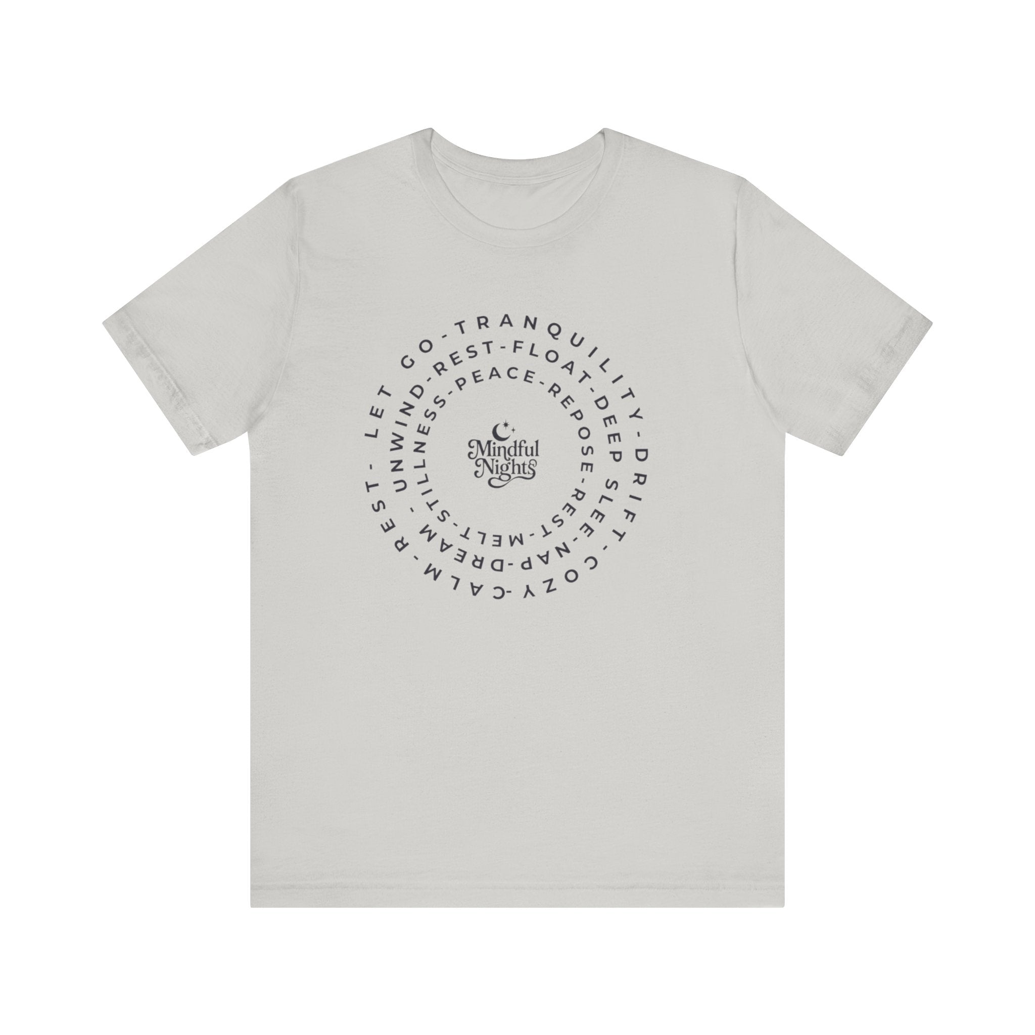 Mindful Vibes Tee — Circular Peace & Calm Graphic T‑Shirt