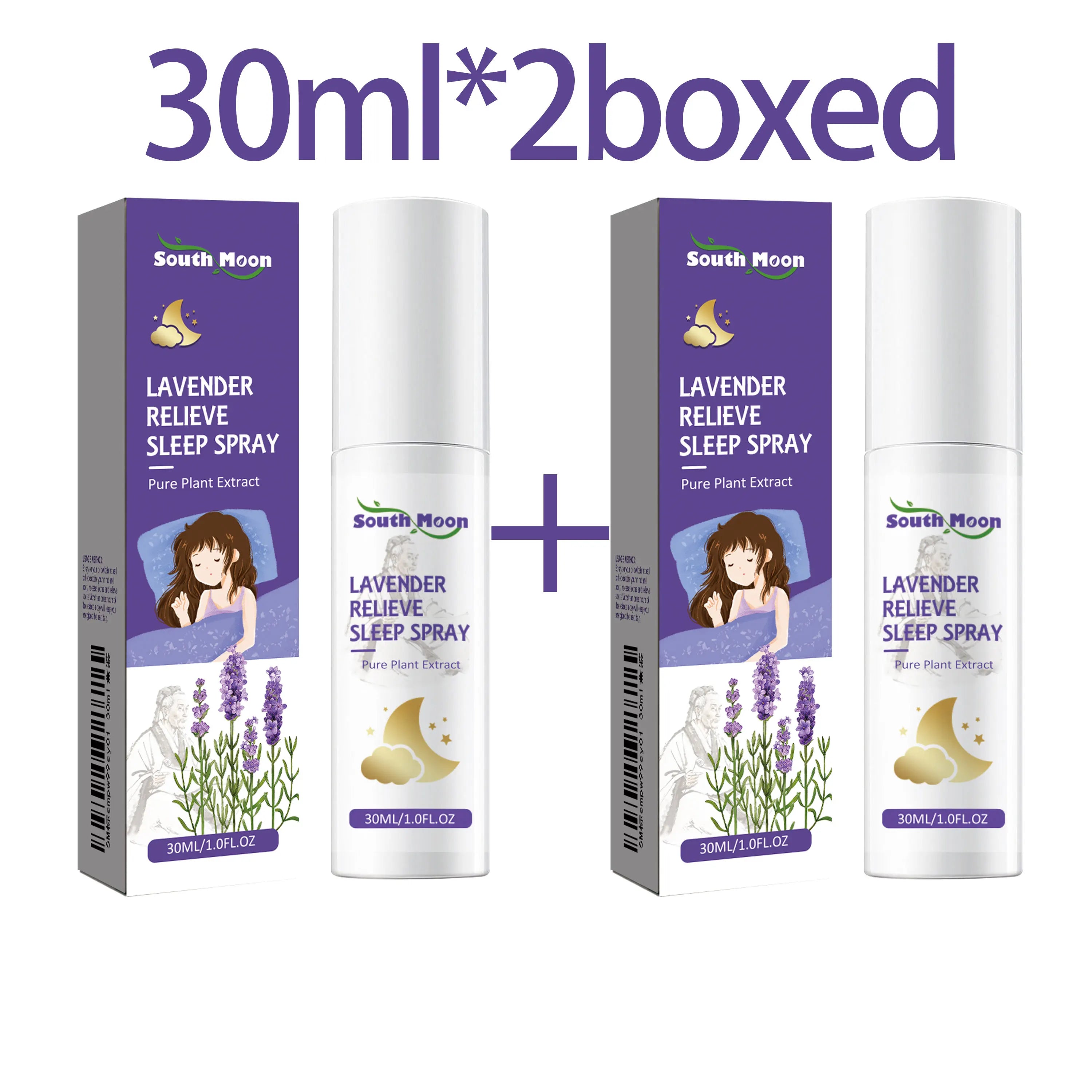 Lavender Sleep Spray – Pillow Mist for Stress Relief, Deep Sleep & Aromatherapy Relaxation