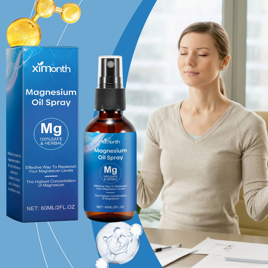 Magnesium Oil Spray – Essential Oil Blend for Muscle Relief, Relaxation & Better Sleep