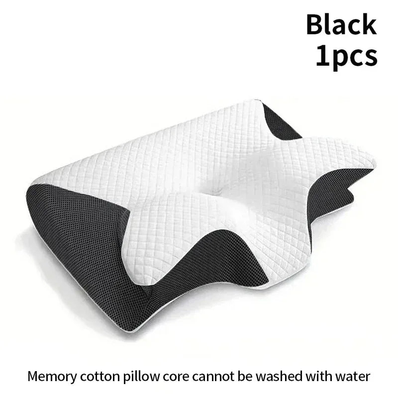 2-in-1 Ergonomic Memory Foam Sleep Pillow