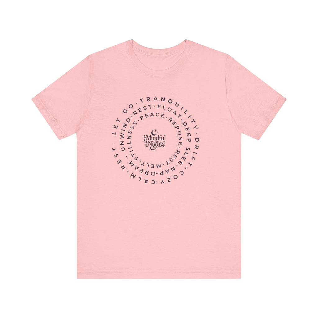Mindful Vibes Tee — Circular Peace & Calm Graphic T‑Shirt
