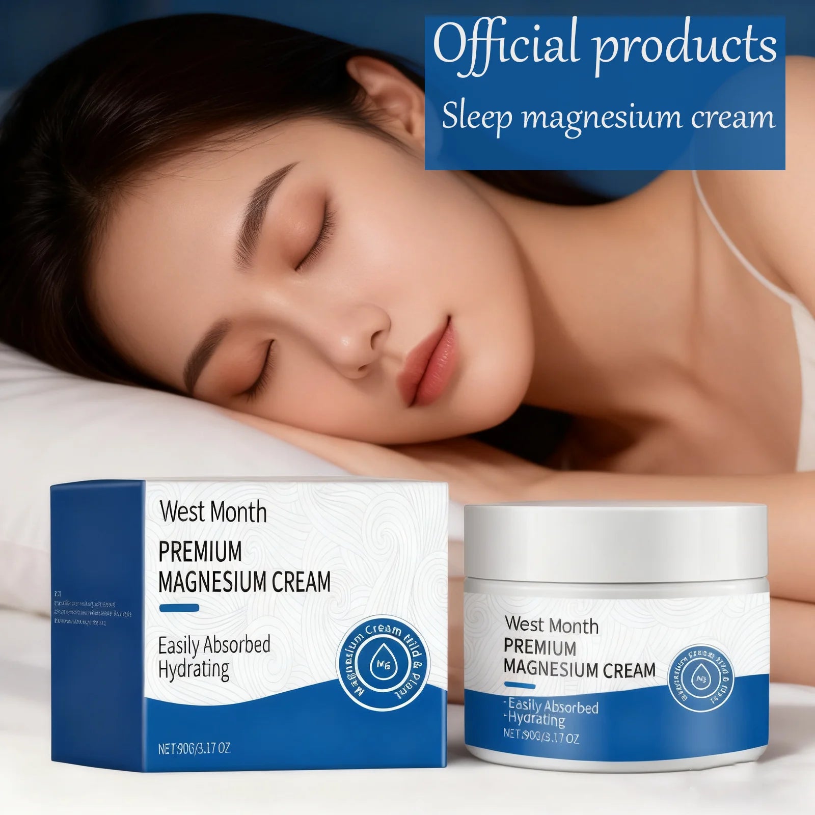 Premium Magnesium Body Cream – Lavender Moisturizing Lotion f