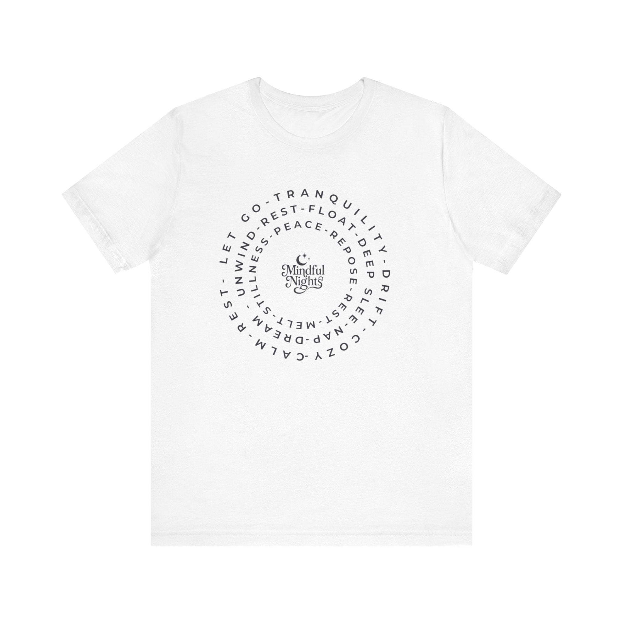 Mindful Vibes Tee — Circular Peace & Calm Graphic T‑Shirt