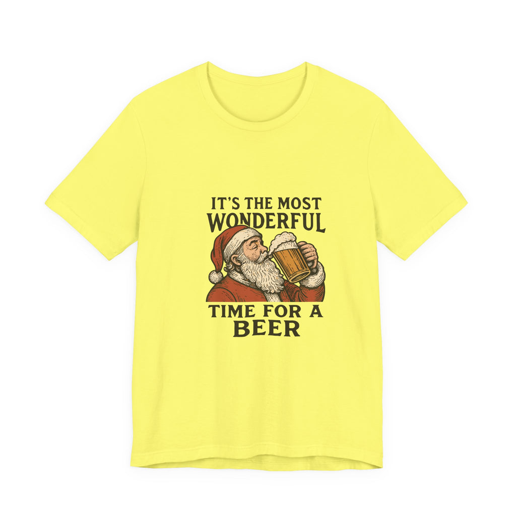 "It’s the Most Wonderful Time for a Beer" Christmas T-Shirt