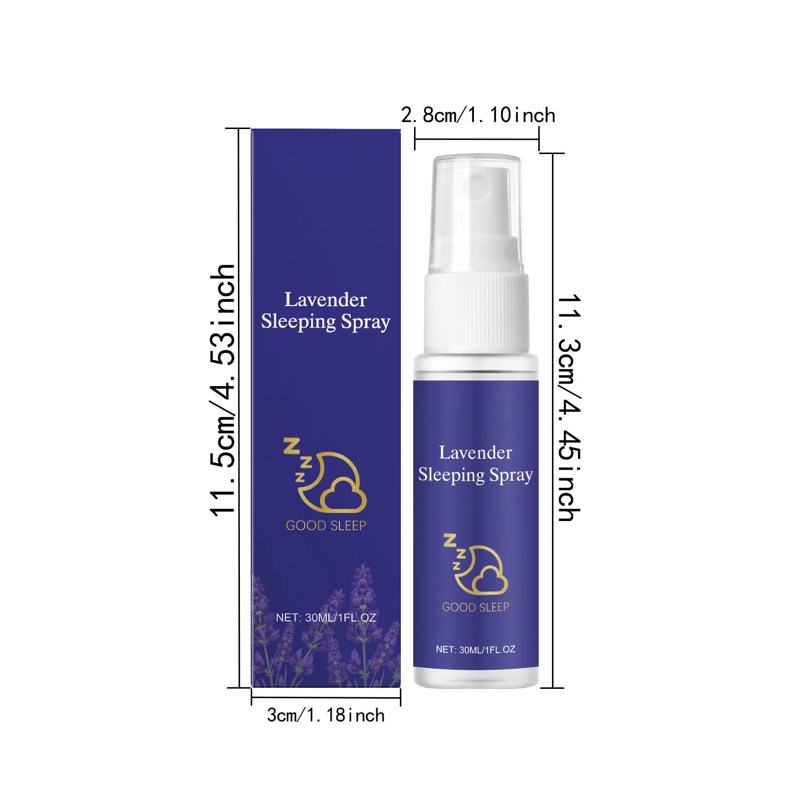 Sleep Pillow Spray – Lavender & Chamomile Aromatherapy Mist