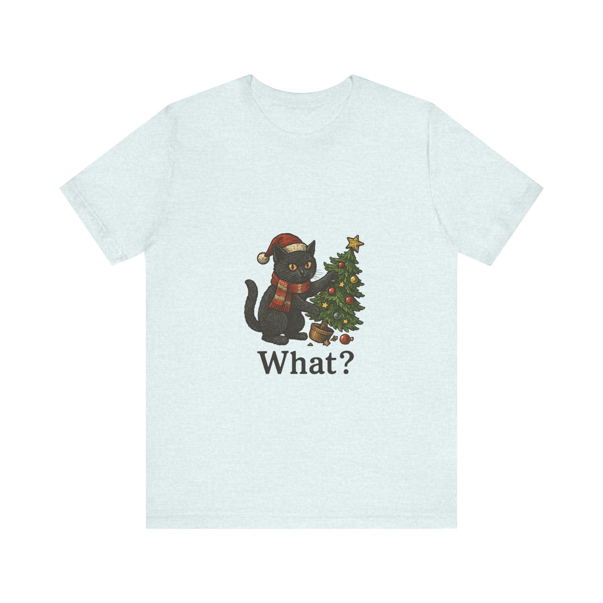 What? Cat Christmas T-Shirt