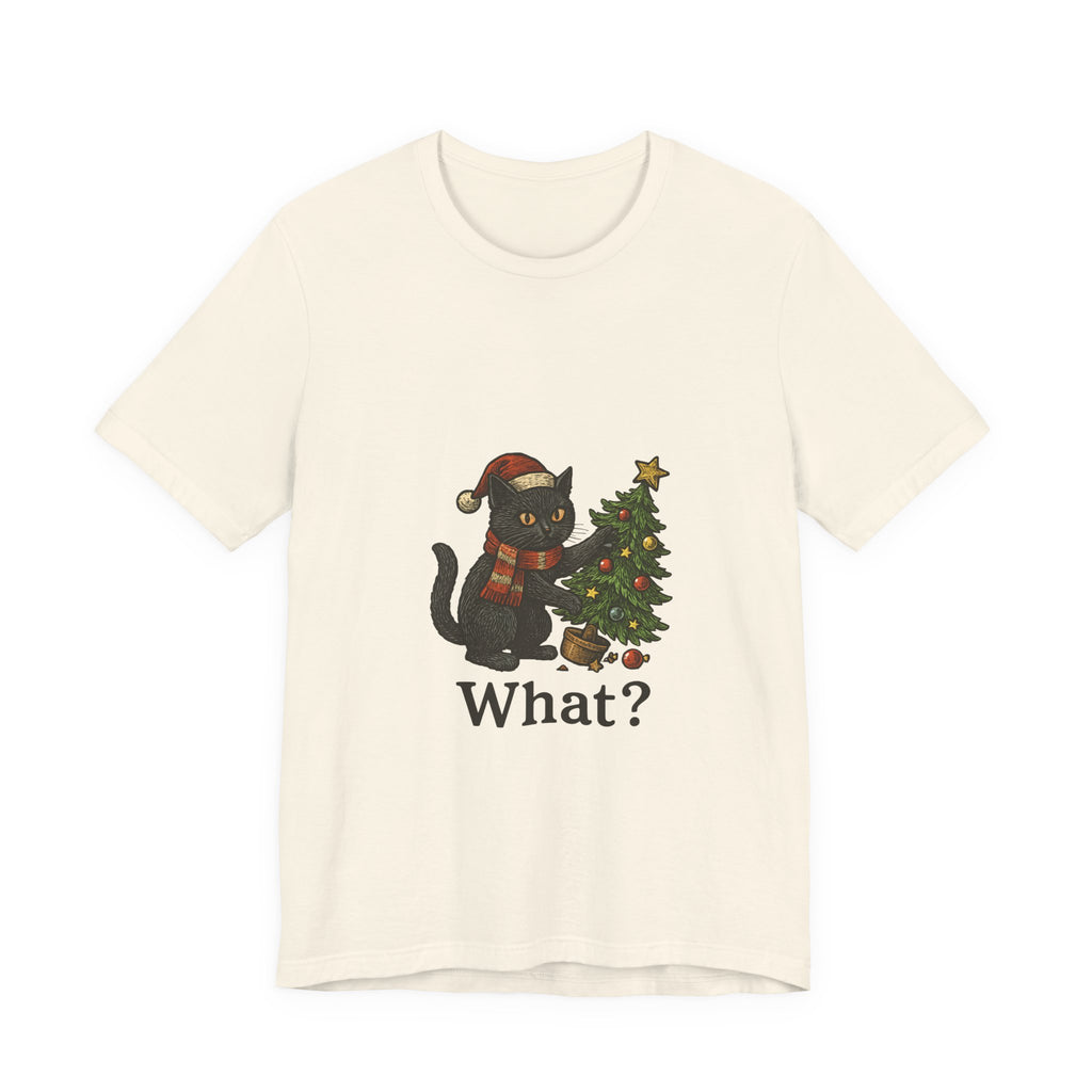 What? Cat Christmas T-Shirt
