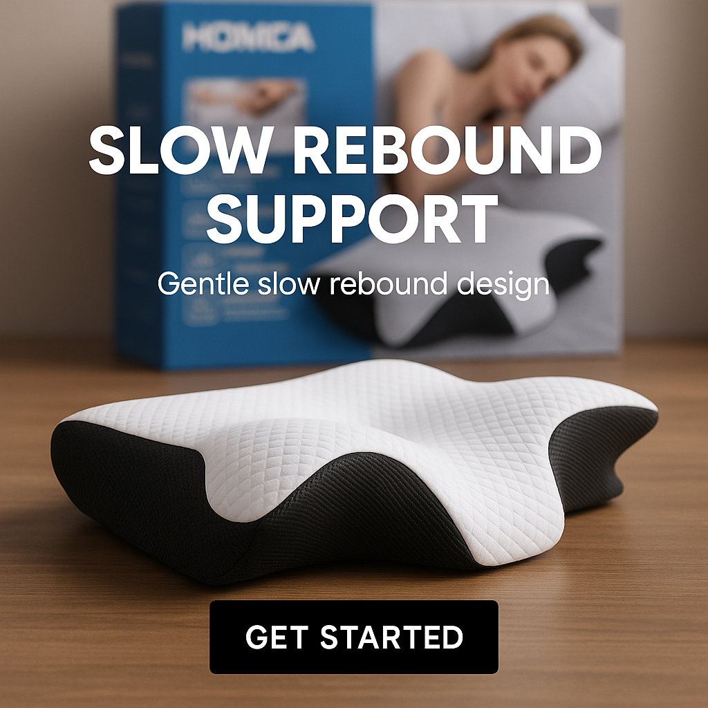 Butterfly Memory Foam Cervical Pillow