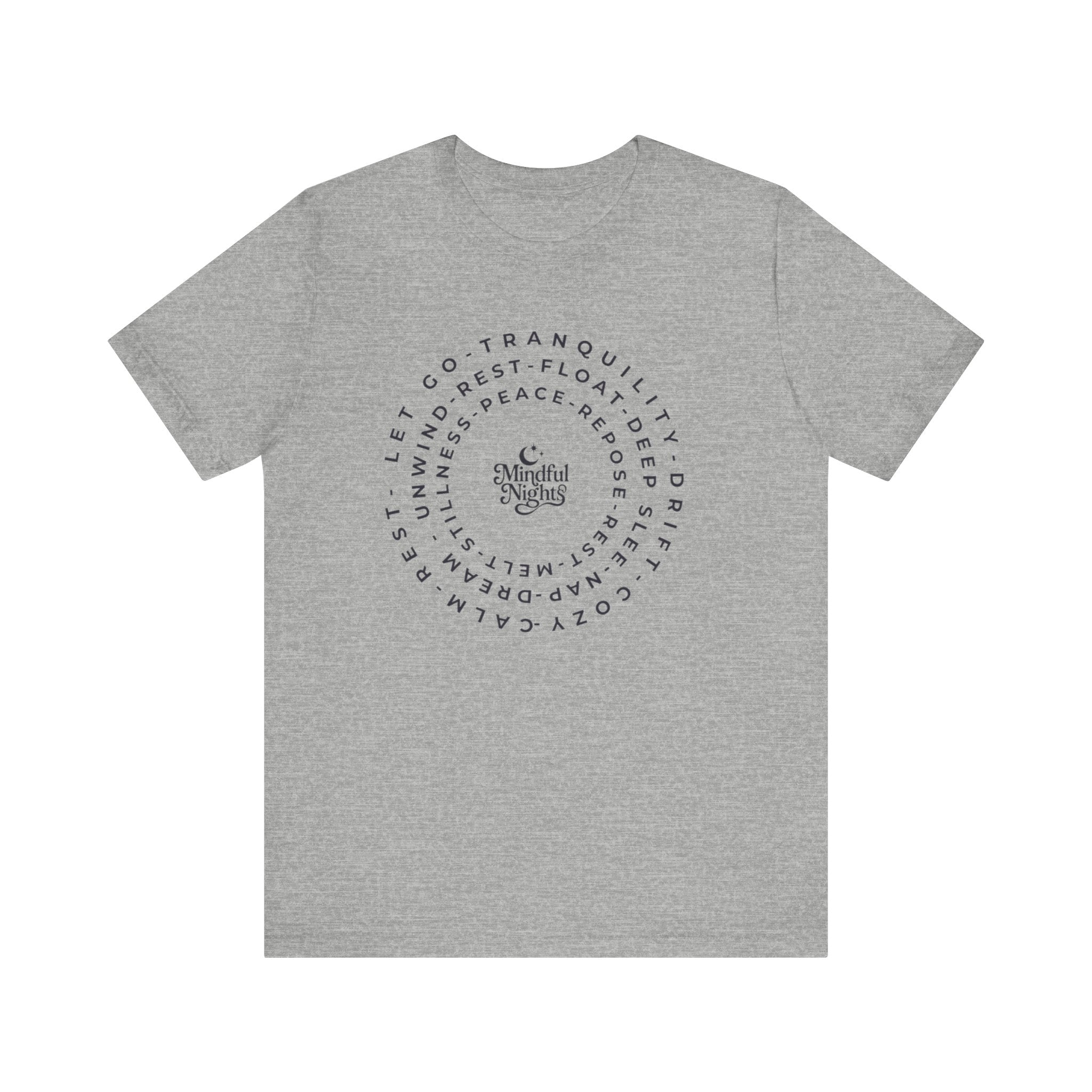 Mindful Vibes Tee — Circular Peace & Calm Graphic T‑Shirt