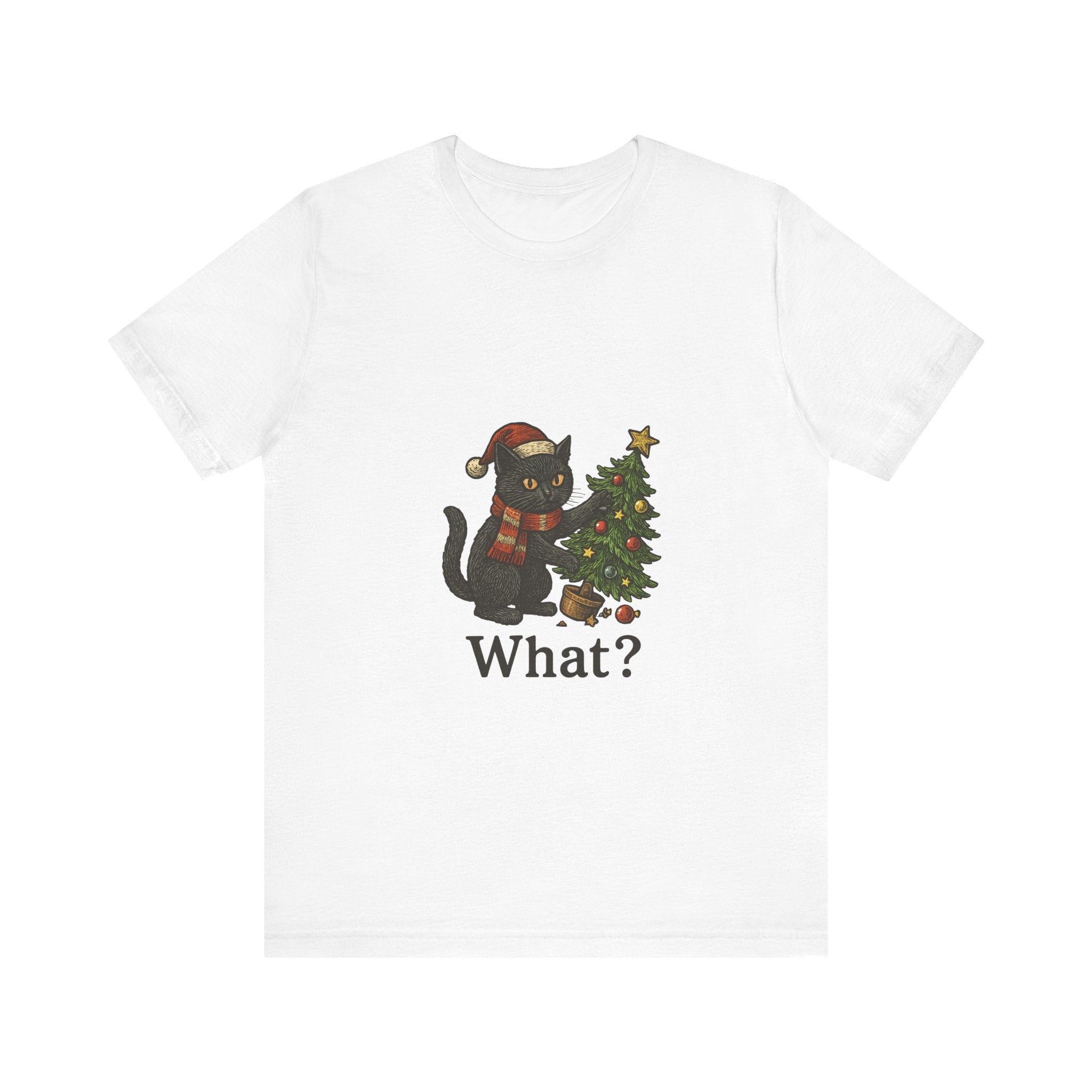 What? Cat Christmas T-Shirt