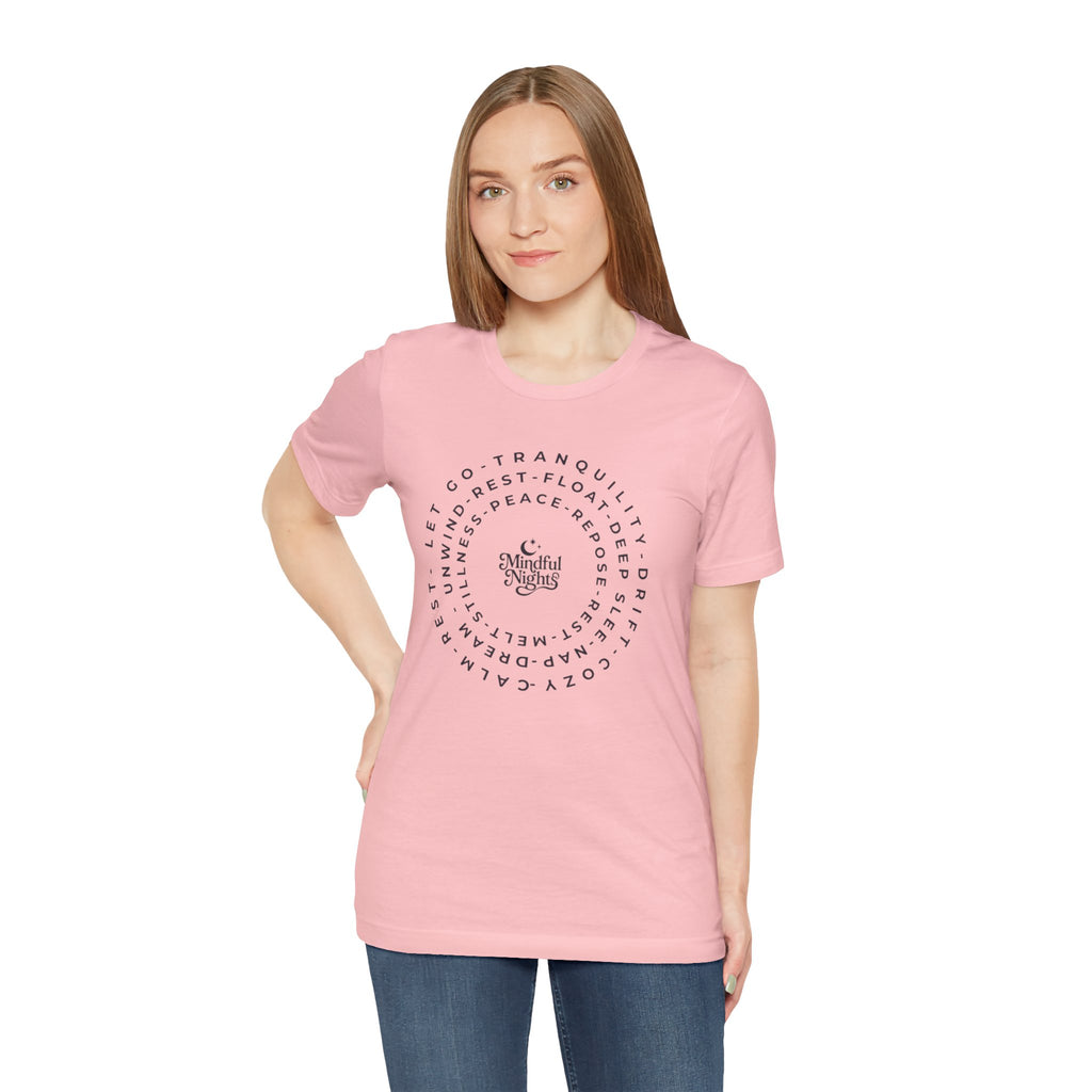Mindful Vibes Tee — Circular Peace & Calm Graphic T‑Shirt