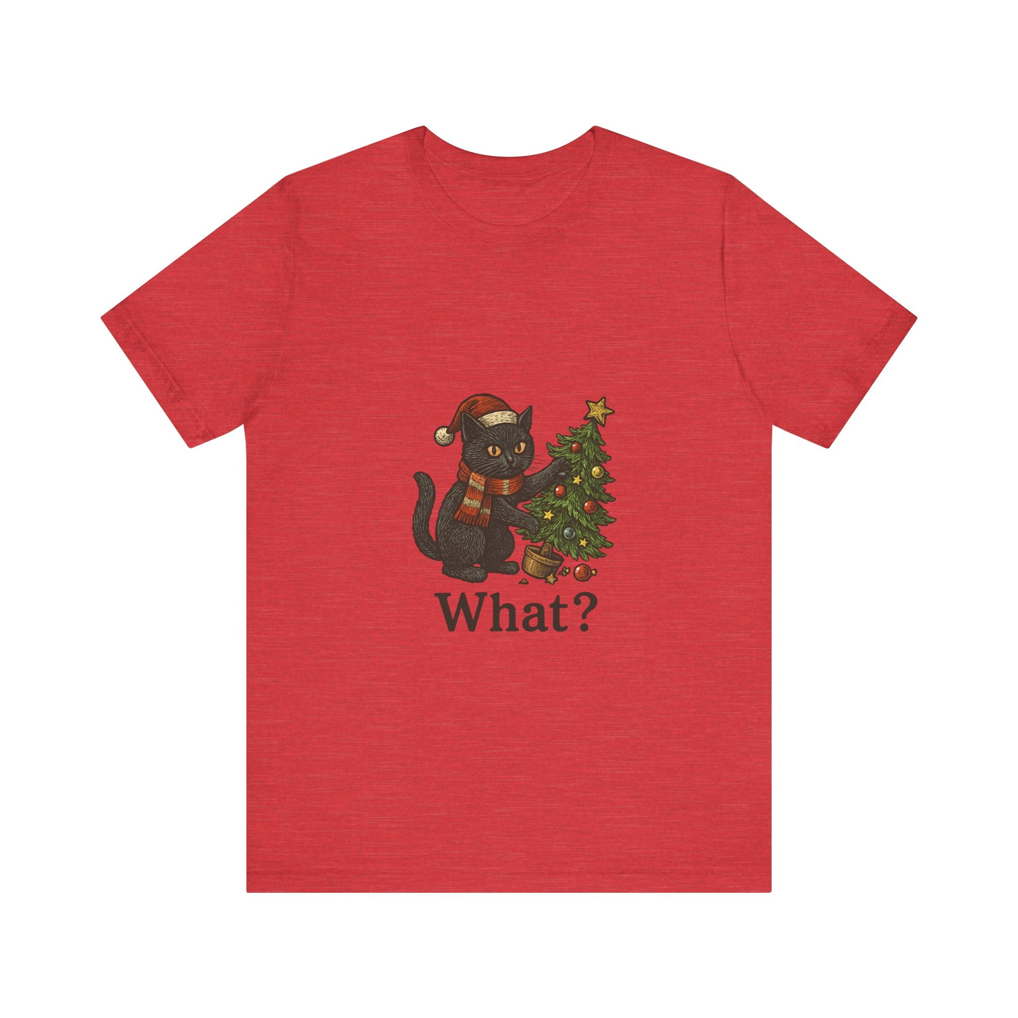 What? Cat Christmas T-Shirt