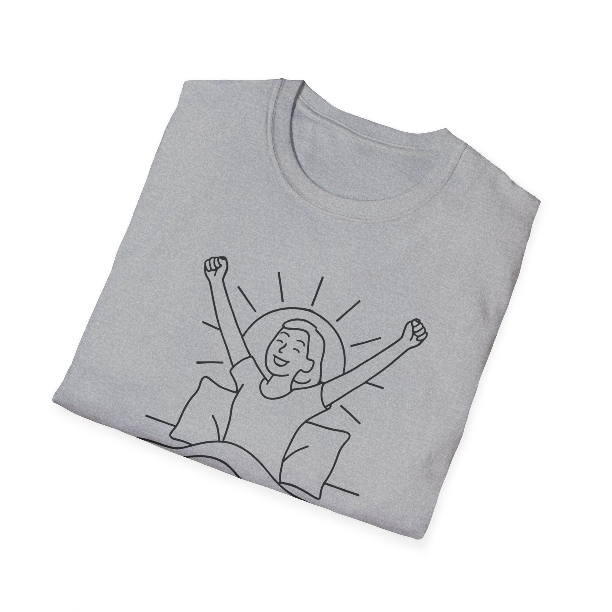 Rise, Stretch, Repeat T-Shirt — Morning Routine Graphic Tee