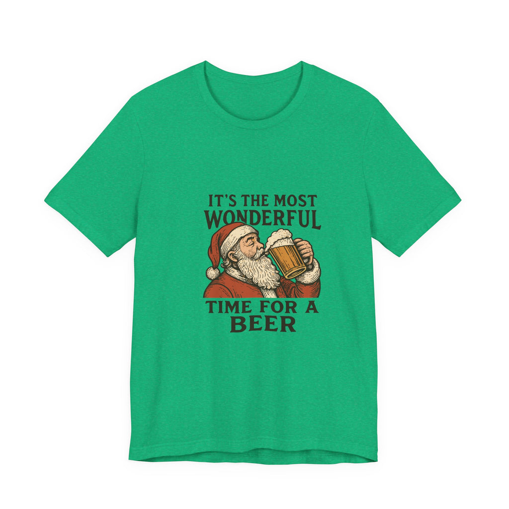 "It’s the Most Wonderful Time for a Beer" Christmas T-Shirt