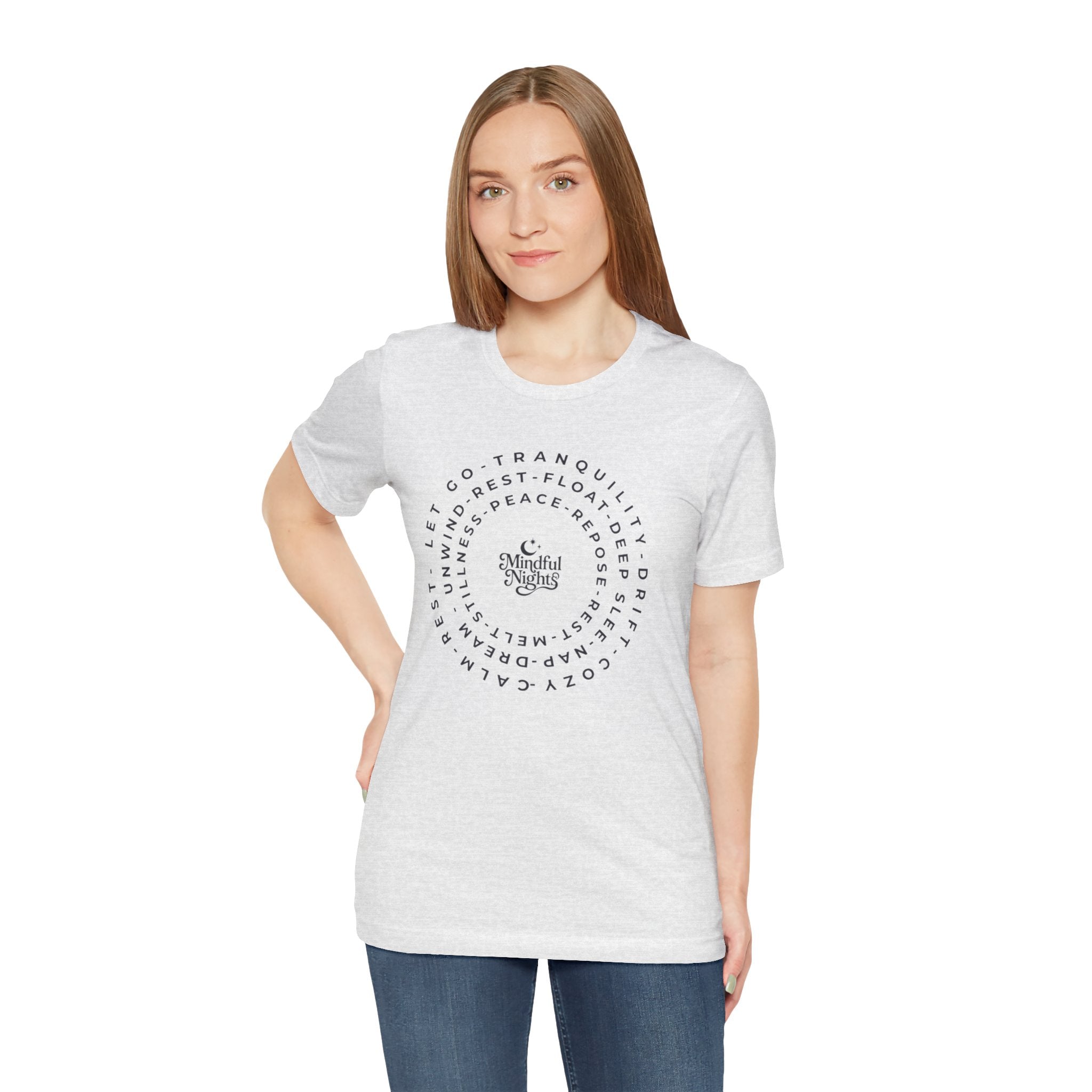 Mindful Vibes Tee — Circular Peace & Calm Graphic T‑Shirt