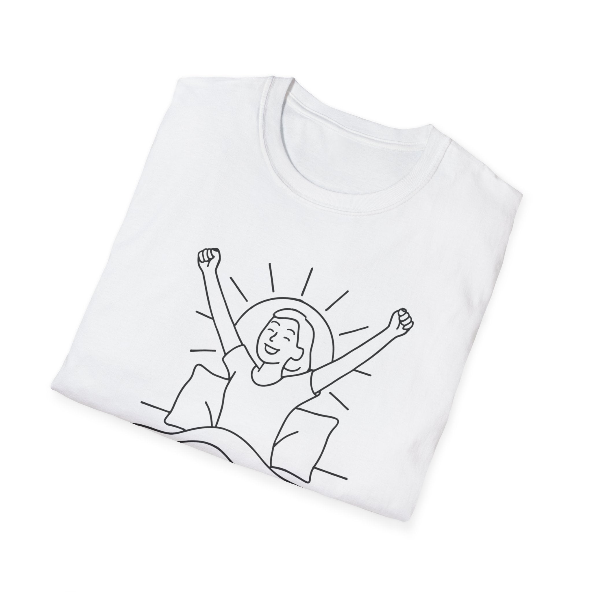 Rise, Stretch, Repeat T-Shirt — Morning Routine Graphic Tee
