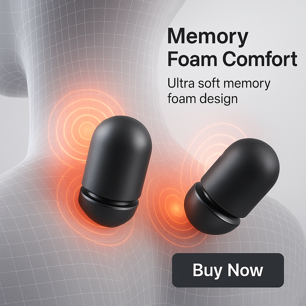 Electric Heated Memory Foam Neck & Spine Pillow