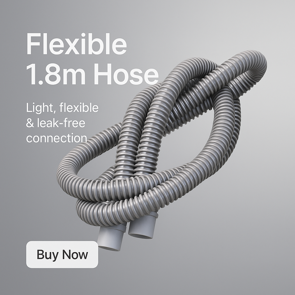 Mindful Nights Sleep Tube — Flexible CPAP Hose for Better Breathing