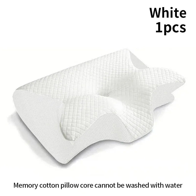 2-in-1 Ergonomic Memory Foam Sleep Pillow