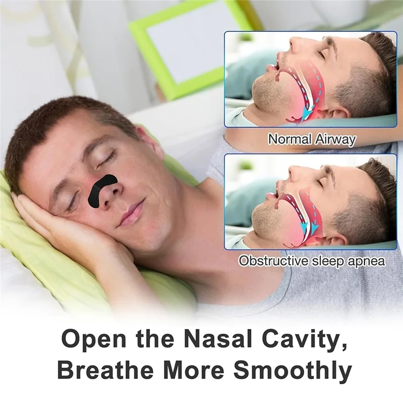 Nasal Strips – Anti-Snoring & Sleep Aid for Better Breathing