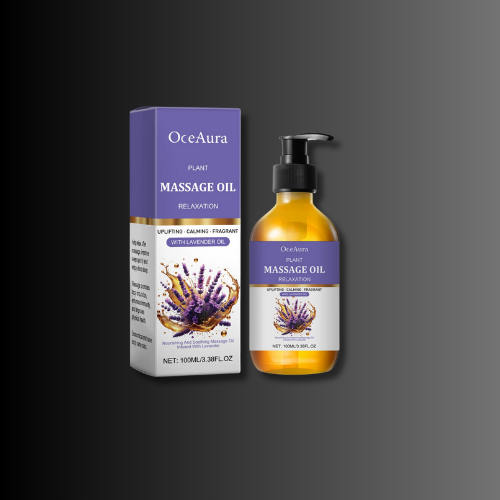 Lavender Body Oil – Aromatic Massage Oil for Stress Relief, Relaxation & Skin Hydration